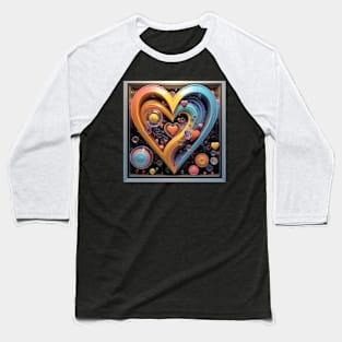 left side heart Baseball T-Shirt